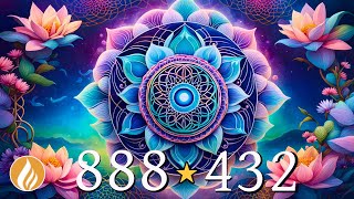 Quantum Manifestation 432 Hz ⭐ 888 Hz High Vibrational Frequency for Abundance [upl. by Antipas]