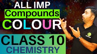 COLOUR OF DIFFERENT COMPOUNDS  CLASS 10 CHEMISTRY [upl. by Draned]