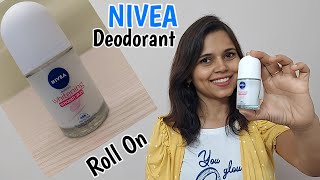 Nivea Whitening Deodorant Roll on Review  NIVEA Deodorant Roll On Review  Nivea Roll On Women [upl. by Osy]