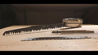 1  Testing different saw blades on the Leatherman Surge [upl. by Rivy]