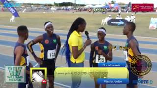 BSSAC 2019  Alleyne School WINS U15 Boys 4x100m Relay Race [upl. by Lareneg]