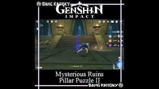 Pillar Puzzle 2 Mysterious Ruins Domain Archon Quest  Sumeru  Genshin Impact [upl. by Undine184]