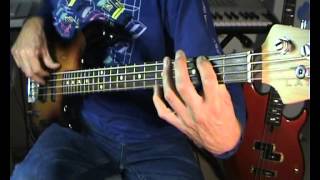 Split Enz  Message To My Girl  Bass Cover [upl. by Llertram]