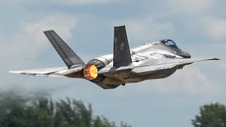 US Navy F35C Demo  EAA AirVenture Oshkosh 2022 [upl. by Dnalram]