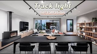 Track Light Installation at Kuwait Hindi  Electrical Work  Electrical Practical work [upl. by Inuat]