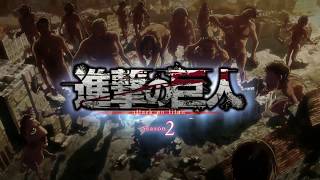 Attack On Titan Saison 2 Opening HD lyrics [upl. by Ellerahc]