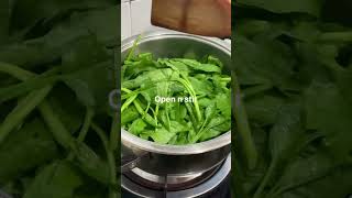 Restaurant style stir fry kangkong  空心菜 kōng xīn cai with chillie bean paste sauce [upl. by Sivrad426]