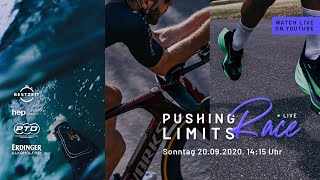 PUSHING LIMITS RACE  Profi Rennen beim Ratingen Triathlon 2020 LIVE [upl. by Suiramad]