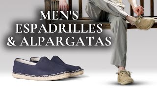 Why Espadrilles amp Alpargatas Beat Mens FlipFlops amp Sandals [upl. by Asiral]