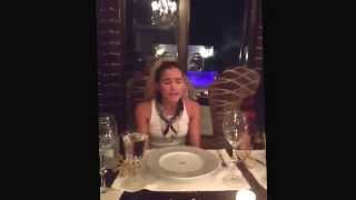 Pia Mia dinner with the kardashians [upl. by Arraes]