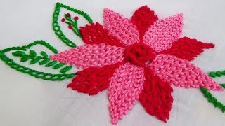 Hand Embroidery Raised Chain Stitch [upl. by Clite]