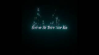 Rehna tu pal pal dil ke paas new black screen lyrics Hindi flowers viralvideo hindisong [upl. by Llenyt]