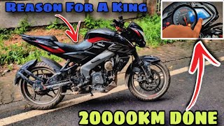 BAJAJ PULSAR NS 200 Ownership Review After 20000kms🚀  Problems And Positive Points 😍 [upl. by Furtek374]