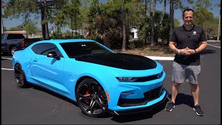 Is the 2022 Chevy Camaro SS 1LE a BETTER muscle car than a Challenger Scat Pack [upl. by Blondy]