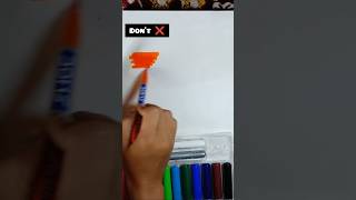 How to belnd brush pen blending brush penshorts domsbrushpens blending viralvideo [upl. by Notlew675]