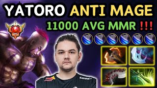 🔥 YATORO ANTI MAGE Safelane Grandmaster Tier 735d 🔥 11K AVG MMR YATOROGOD  Dota 2 [upl. by Dleifxam826]