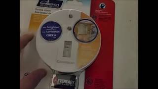 Easy installation of Garrison Smoke Detector Unboxing [upl. by Nimajnab230]