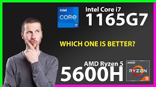 INTEL Core i7 1165G7 vs AMD Ryzen 5 5600H Technical Comparison [upl. by Amy33]