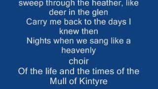 The mull of kintyre amp LyricsPaul Mccartney [upl. by Peg494]