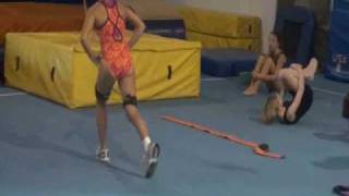 Strength and conditioning for gymnastics with resistance bands [upl. by Gerrilee]