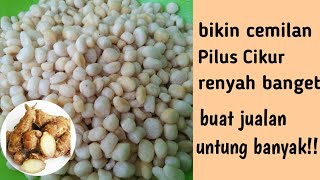 resep pilus cikur  kencur renyah  ide bisnis untung gede [upl. by Lledor]