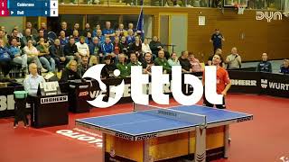 HUGO CALDERANO vs Timo Boll  TTF Liebherr Ochsenhausen 2024  Borussia Düsseldorf [upl. by Innattirb646]