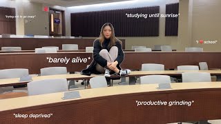 cram with me for 3 finals in 5 days ft allnighters 💀 college finals week vlog [upl. by Aicilic327]