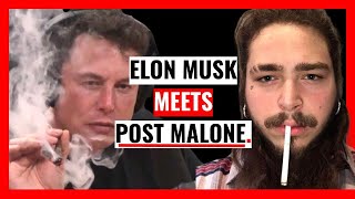 ELON MUSK AND POST MALONE  This is absolute gold [upl. by Beniamino417]