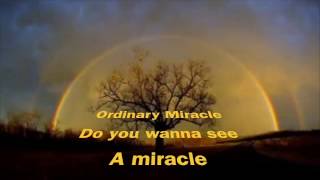 ordinary miracle lyrics [upl. by Annaet]