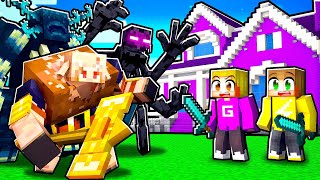 HACKER MONSTERS Nemen Kleurstad OVER Minecraft Survival [upl. by Ennayrb]