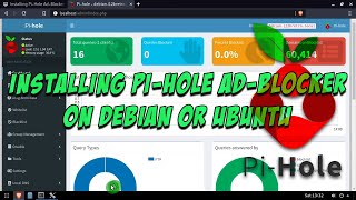 Installing PiHole AdBlocker on DebianUbuntu [upl. by Annahoj731]