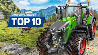 LS22 TOP 10 MAPS für den Farming Simulator 22  die besten Karten für den LandwirtschaftsSimulator [upl. by Branca]