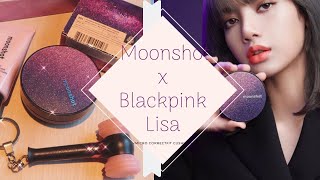 BLACKPINK LISA CUSHION MAKEUP REVIEW  Moonshot Micro Correctfit Cushion 💜 [upl. by Jesher566]