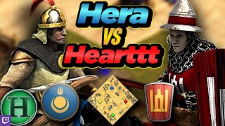 Mongols vs Lithuanians  1v1 Arabia  vs Hearttt  AoE2 [upl. by Oeht]