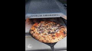 The Best Pellet Smoker Pizza Made In The Yoder Smokers Pizza Oven [upl. by Atinad]