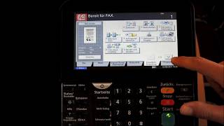 Faxfunktion Kyocera TASKalfa 356ci [upl. by Brosine465]