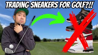 IS THIS THE END OF MY SNEAKER JOURNEY TRADING SNEAKERS FOR GOLF SPIKES [upl. by Welford127]