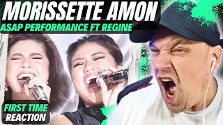 MORISSETTE AMON Collabs With REGINE VELASQUEZ On The ASAP Show  Reaction   UK 🇬🇧 [upl. by Aicemak]