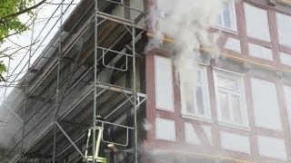 Wehr rettete Spangenberger Burgsitz vor Feuer [upl. by Russi]