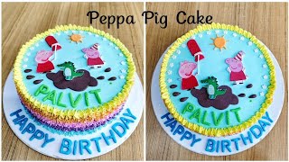 Piping Hot Peppa Pig Cake Ideas  Munna Chef [upl. by Dyan905]