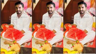 Ranveer Singh Deepika Padukone Baby Girl Naamkaran Puja Ceremony [upl. by Ahsinev]