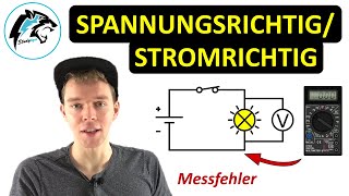 Spannungsrichtige amp stromrichtige Messung  Elektrotechnik Tutorial [upl. by Kazue]