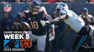 Carolina Panthers vs Chicago Bears Game Highlights  NFL 2024 Season Week 5 [upl. by Lander]