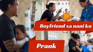 Boyfriend cha nani ko 🤫baba lai Prank [upl. by Aniarrol620]