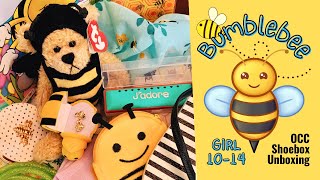 Operation Christmas Child Shoebox Gift  GIRL 1014 🐝 BUMBLEBEE theme  OCC 2024 [upl. by Doralynn]