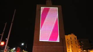 Outdoor Projection Mapping Advertisment [upl. by Madalyn799]