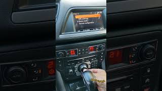 Citroen C5 X7 NG4 how to check map version [upl. by Steere]