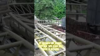 Drayton Manors new coaster now has an opening date draytonmanor goldrush rollercoaster shorts [upl. by Pronty]