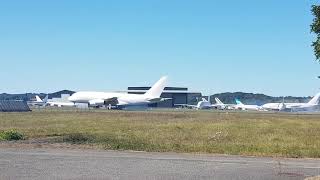 A380 MSN0010 landing in TarbesLourdes [upl. by Ynnaej]