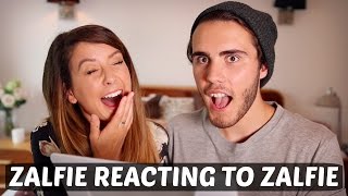 ZALFIE REACTING TO ZALFIE [upl. by Eglanteen]